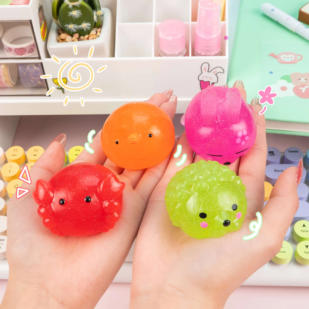 Kawaii Slime - Jumbo Glitter Mochi Squishy Toy