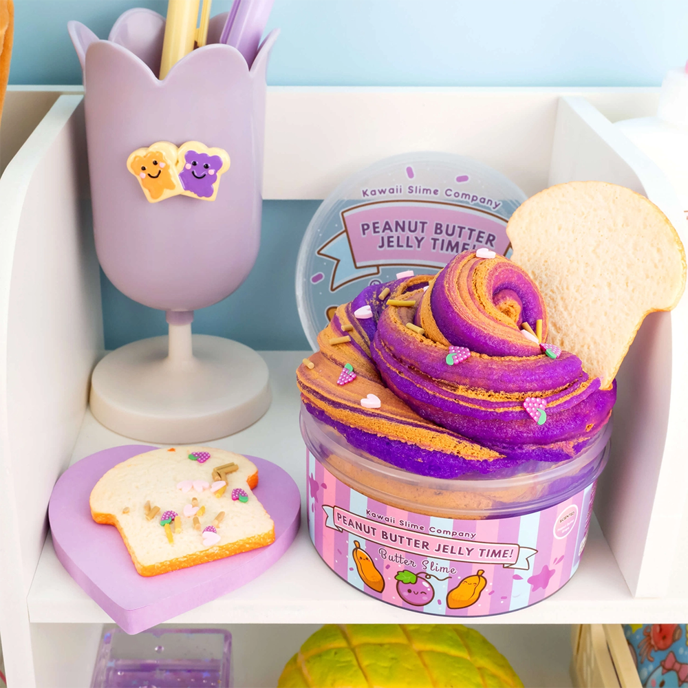 Kawaii Slime - Peanut Butter Jelly Time Slime