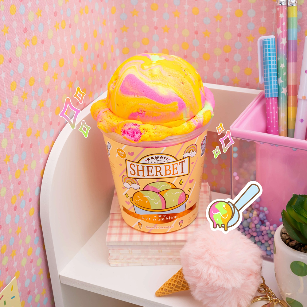 Kawaii Slime - Sherbet Scented Ice Cream Pint Slime