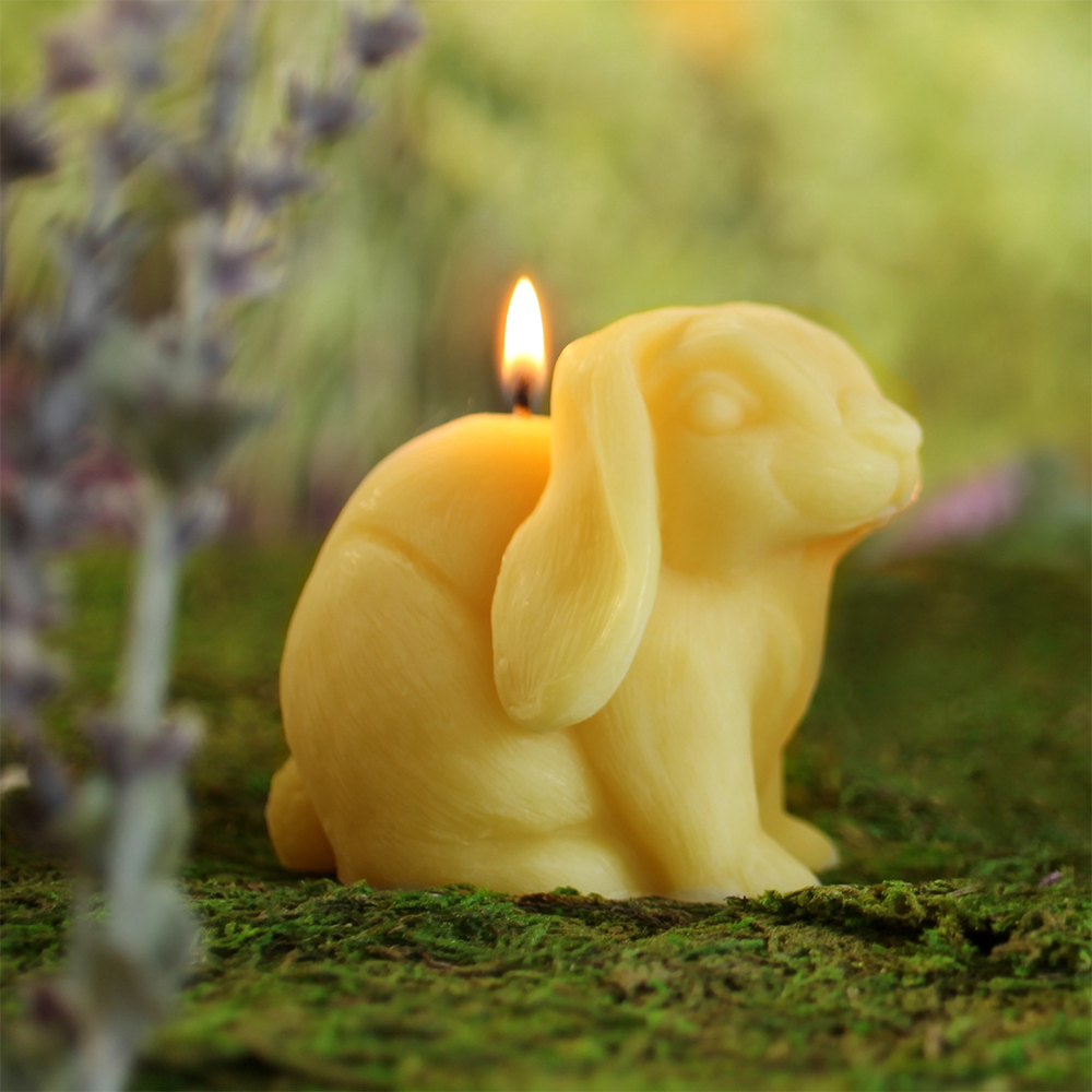 Big Dipper Wax Works Beeswax Candle - Bunny