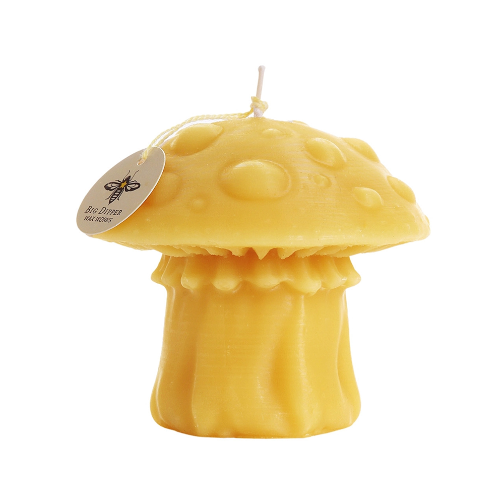 Big Dipper Wax Works Big Dipper Wax Works Beeswax Candle - Amanita Mushroom