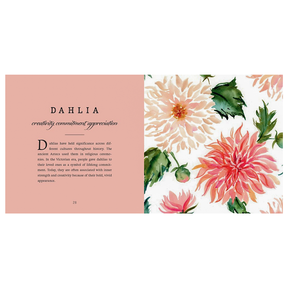 Language of Flowers Hardcover Book