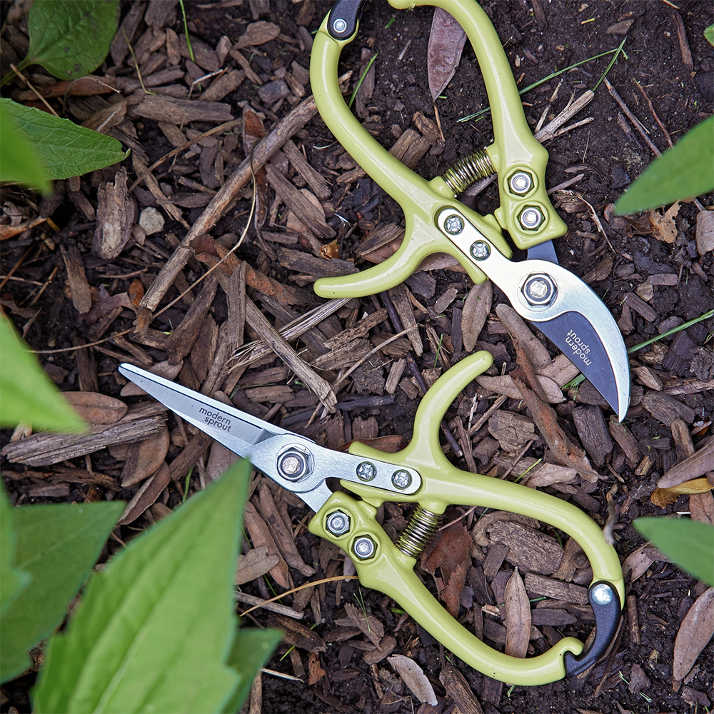 Modern Sprout Garden Pruners - Chartreuse