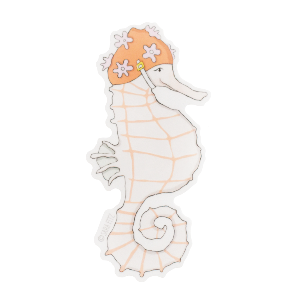 Sara Fitz Sara Fitz Sticker - Seahorse