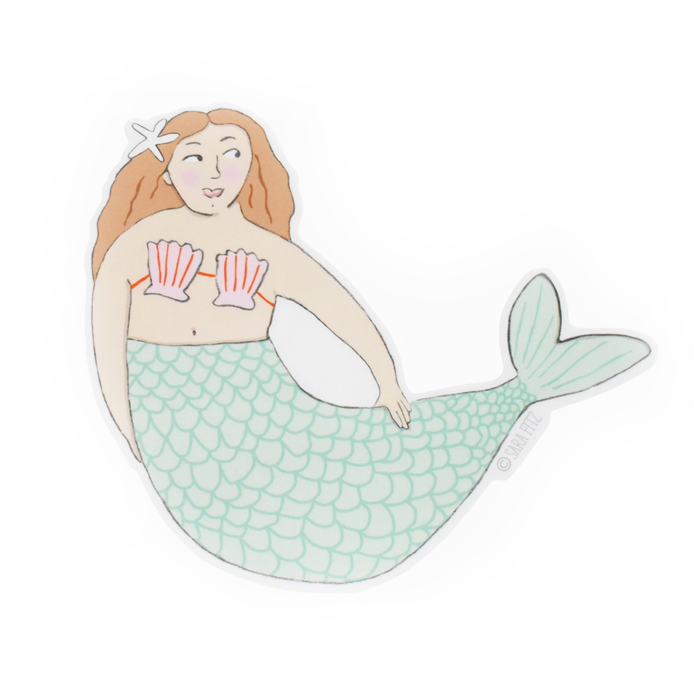 Sara Fitz Sara Fitz Sticker - Mermaid