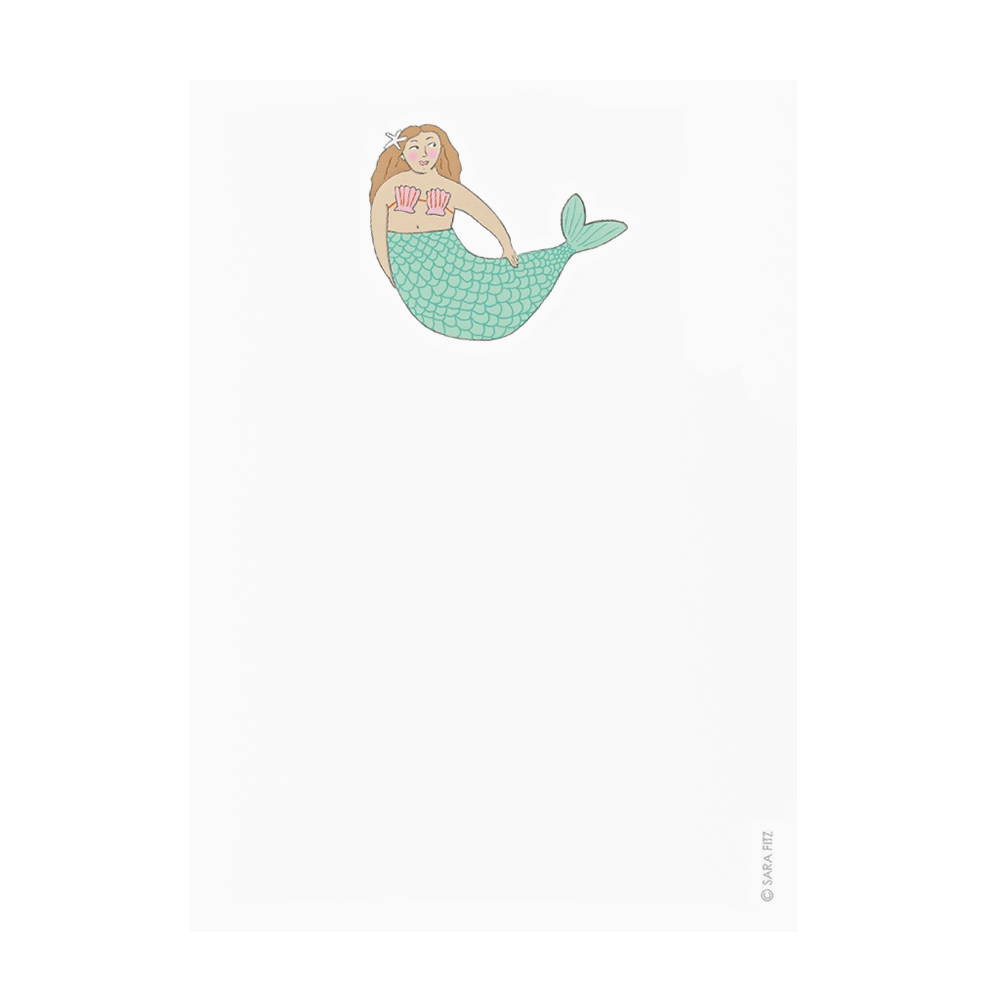 Sara Fitz Sara Fitz Notepad - Mermaid