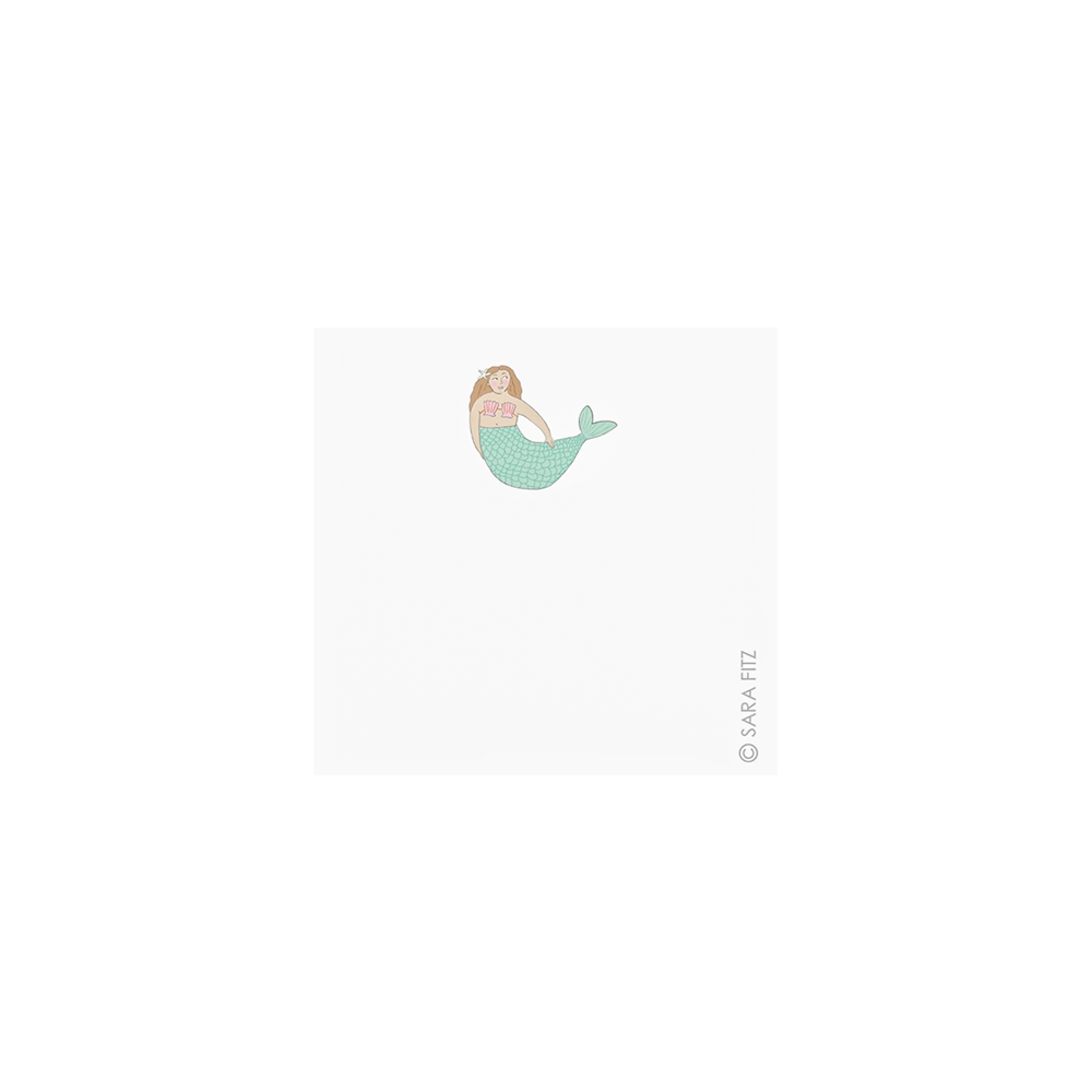 Sara Fitz Sara Fitz Notelet - Mermaid