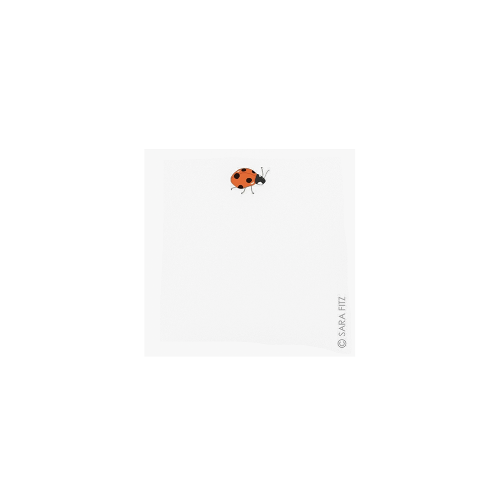 Sara Fitz Sara Fitz Notelet - Ladybug