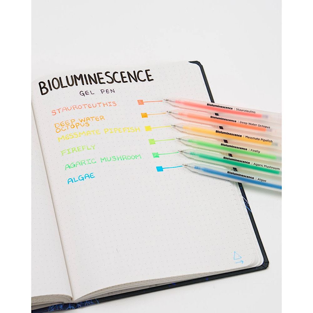Cognitive Surplus - Neon Gel Pens Pack - Bioluminescence