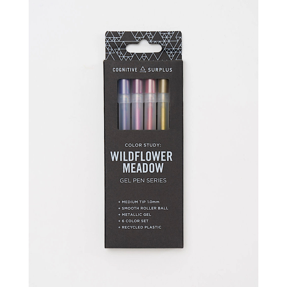 Cognitive Surplus Cognitive Surplus - Metallic Gel Pens Pack - Wildflower Meadow