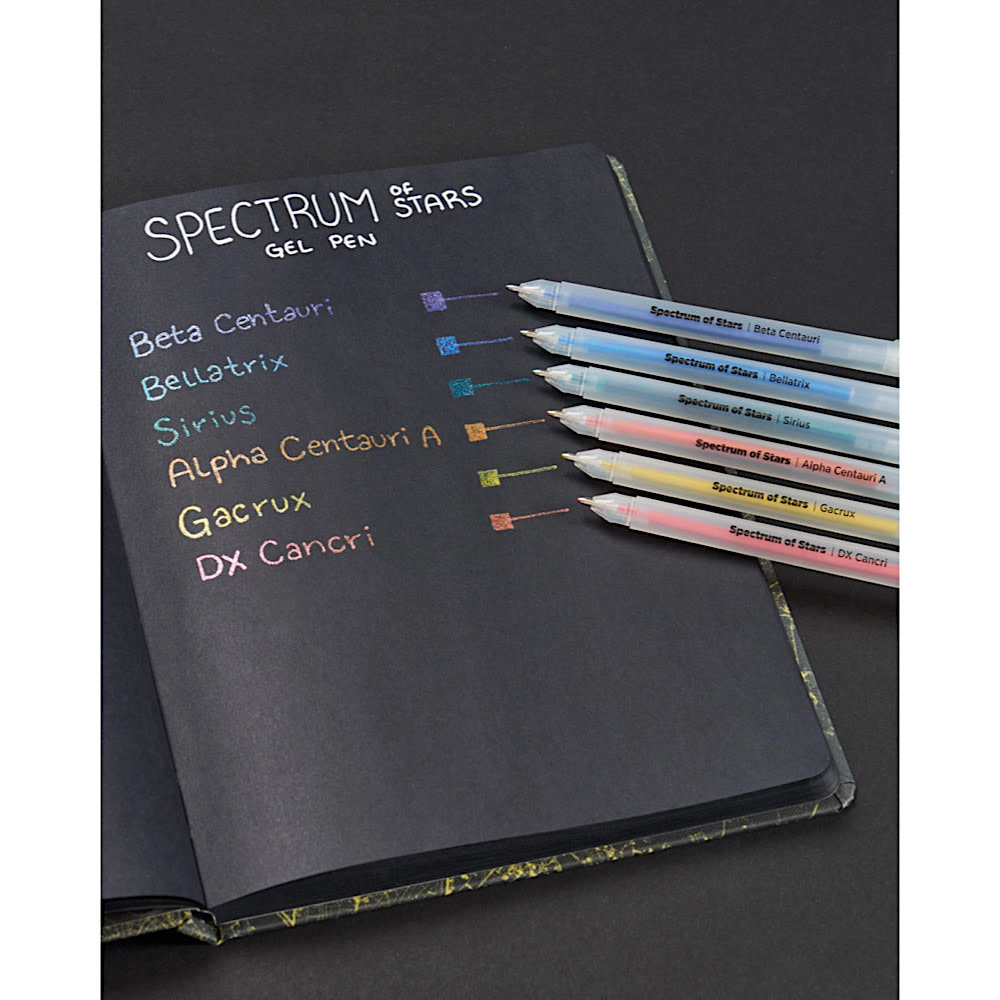 Cognitive Surplus - Glitter Gel Pens Pack - Spectrum of Stars