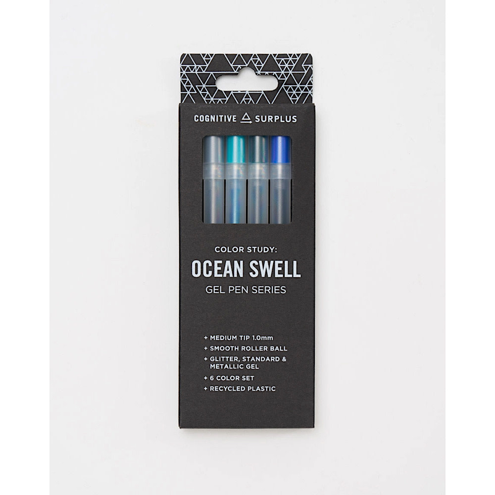 Cognitive Surplus Cognitive Surplus - Gel Pens Pack - Ocean Swell