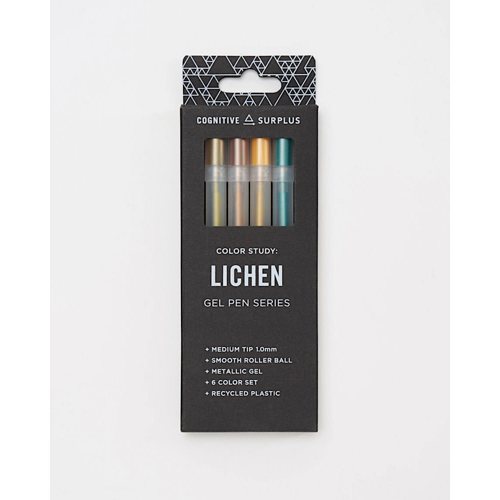 Cognitive Surplus Cognitive Surplus - Metallic Gel Pens Pack - Lichen