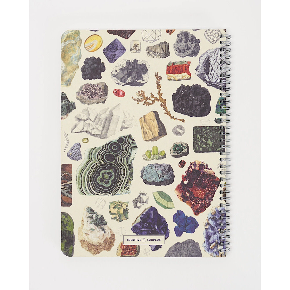 Cognitive Surplus - Spiral Notebook - Gems & Minerals