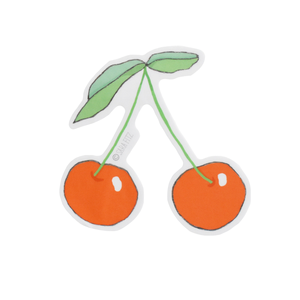 Sara Fitz Sara Fitz Sticker - Cherries