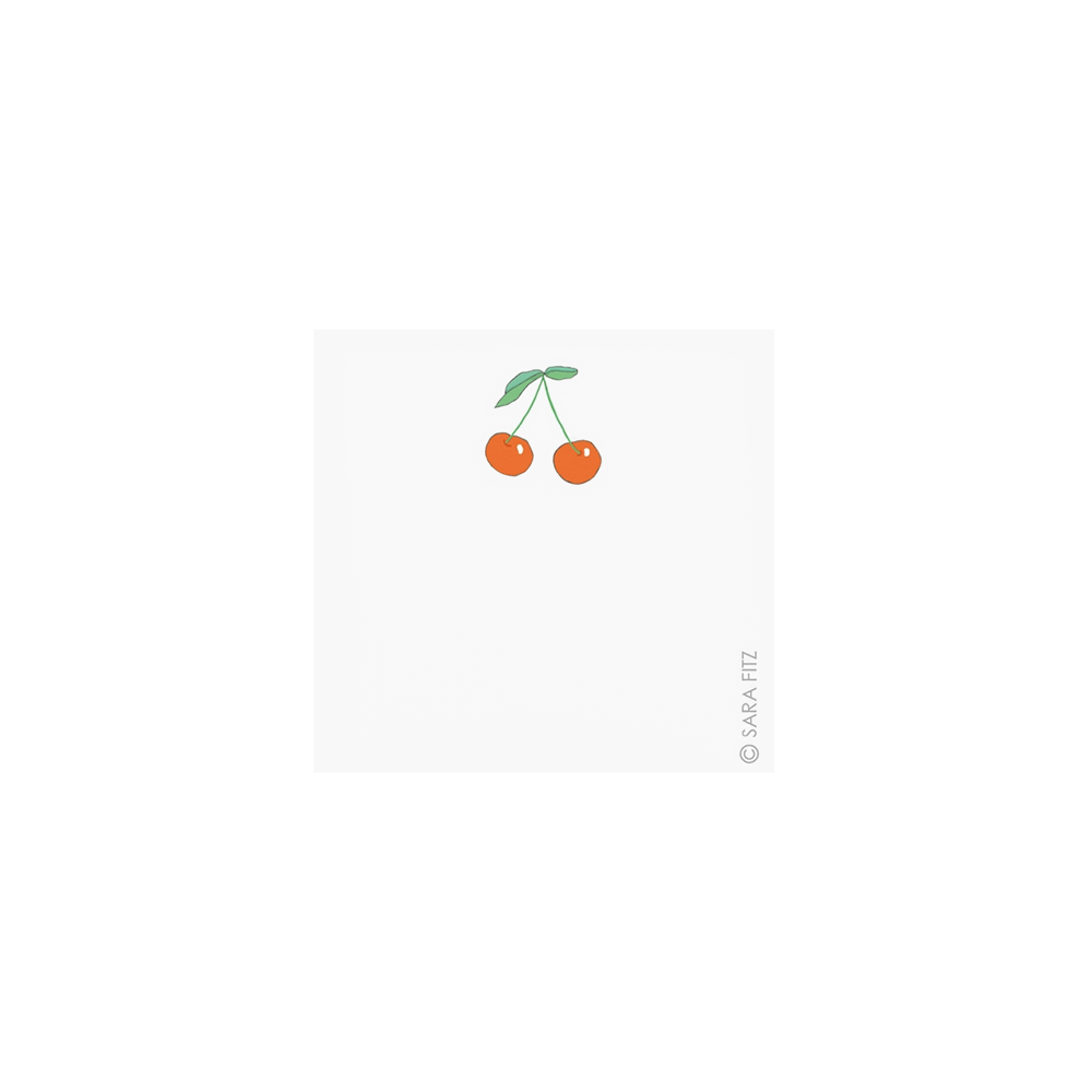 Sara Fitz Sara Fitz Notelet - Cherries