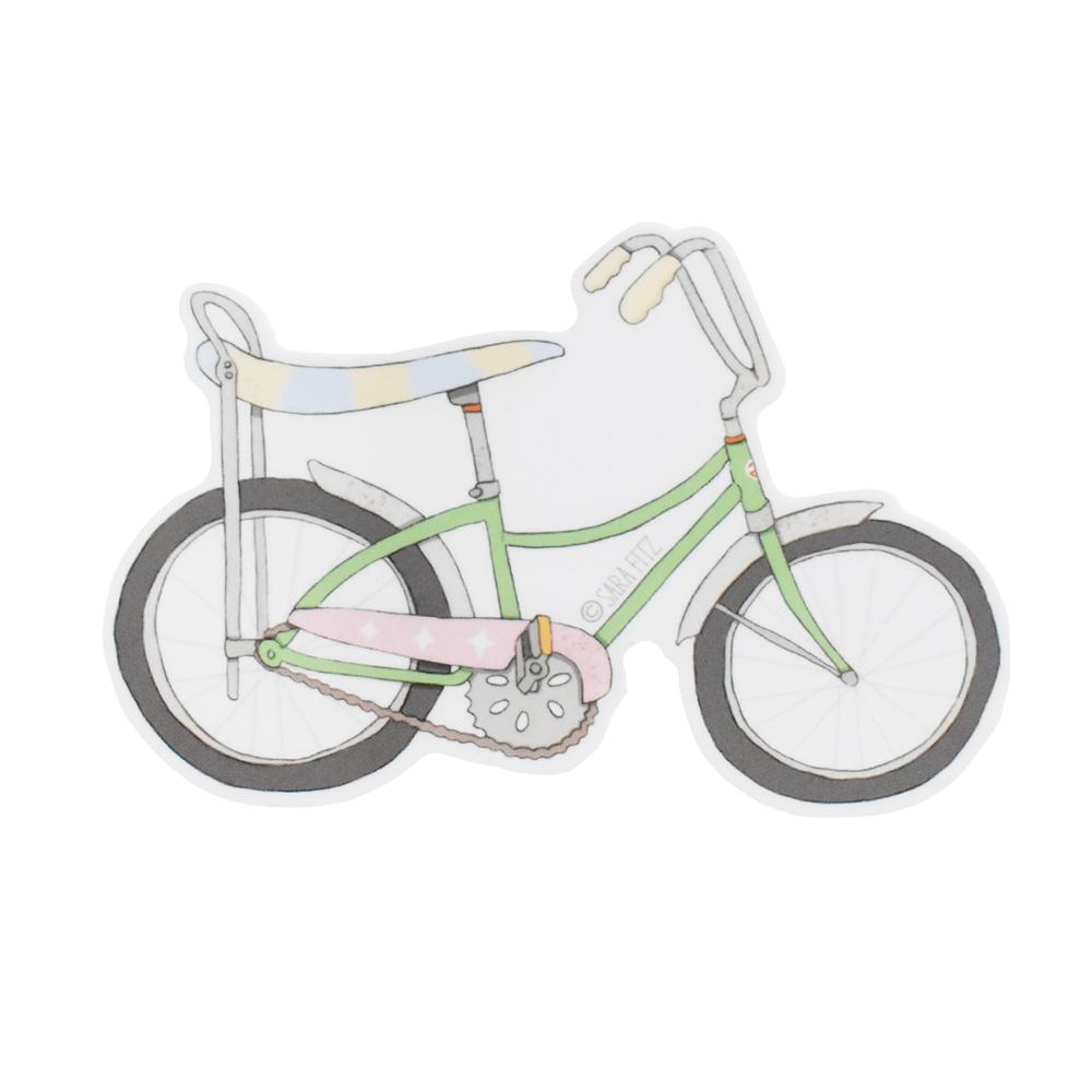Sara Fitz Sticker - Banana Bike