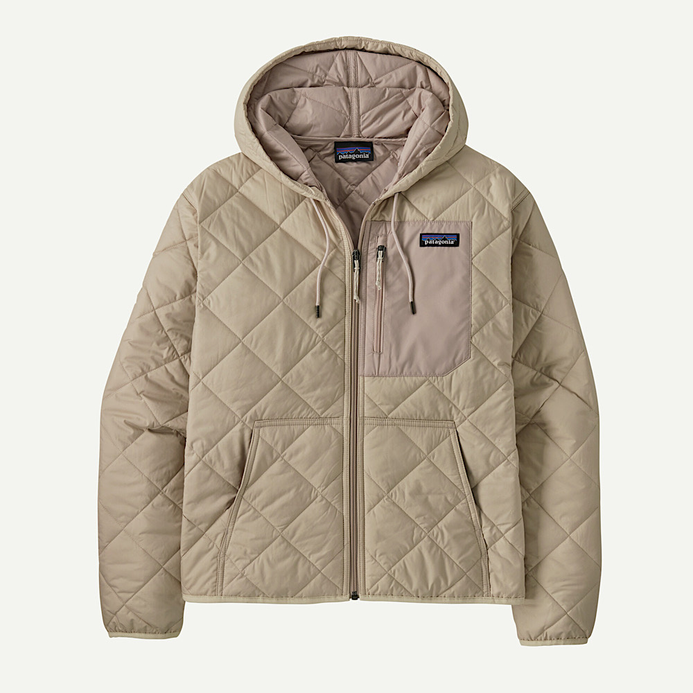 Patagonia Patagonia Womens Diamond Quilted Bomber Hoody - Pumice