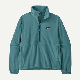 Patagonia Patagonia Womens Micro D 1/2 Zip Fleece Pullover - Wetland Blue