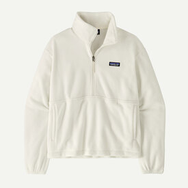 Patagonia Patagonia Womens Micro D 1/2 Zip Fleece Pullover - Birch White