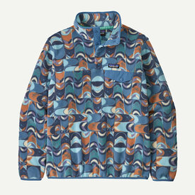Patagonia Patagonia Womens Lightweight Synch Snap-T Pullover - Swallowtail Geo: Still Blue