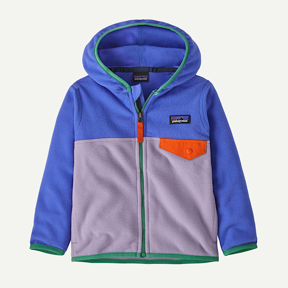 Patagonia Patagonia Baby Micro D Snap-T Jacket - Concrete Purple