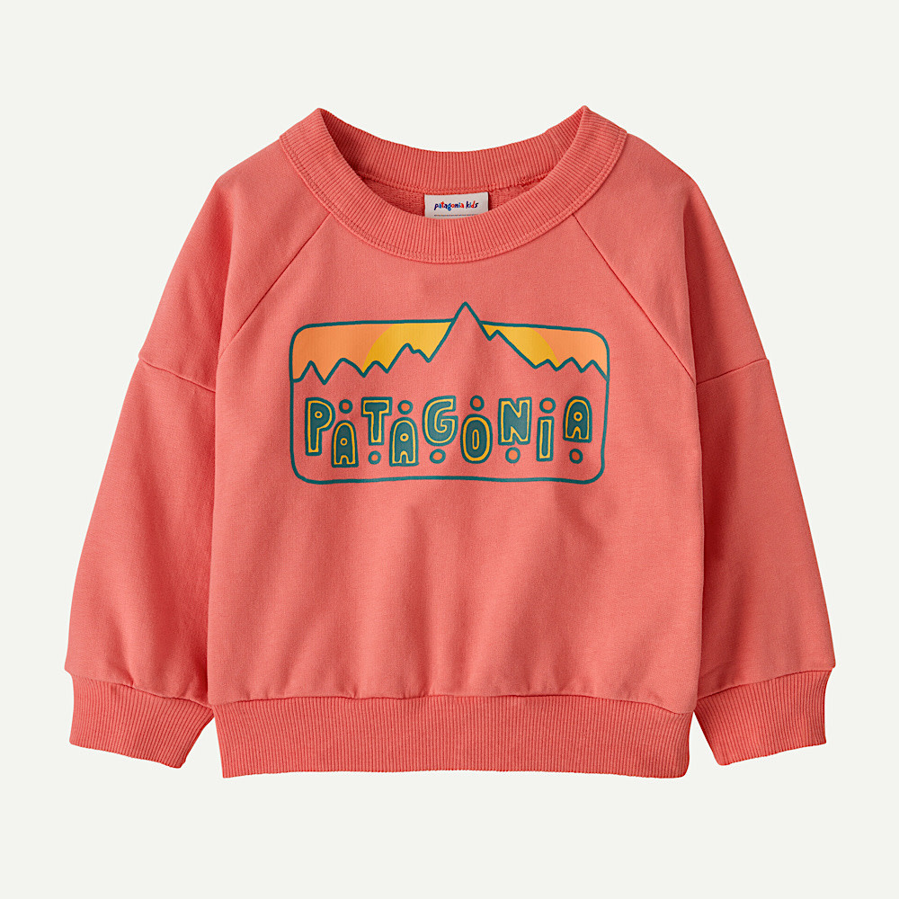 Patagonia Baby Crew Sweatshirt - Dancing Dawn: Peak Pink