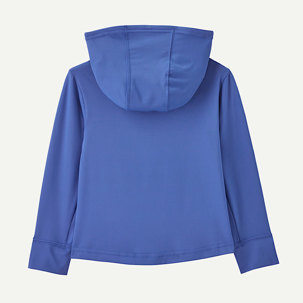 Patagonia Baby Cap Silkweight Hoody - Fitz Roy Superbloom: Eddy Blue