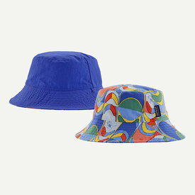 Patagonia Patagonia Sun Baby Bucket Hat - Swallowtail Geo: Eddy Blue