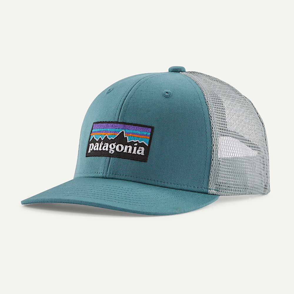 Patagonia Patagonia Kids Trucker Hat - P-6 Logo: Wetland Blue