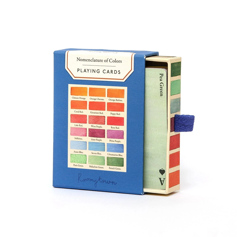 Roomytown Single Playing Card Deck - Nomenclature of Colours