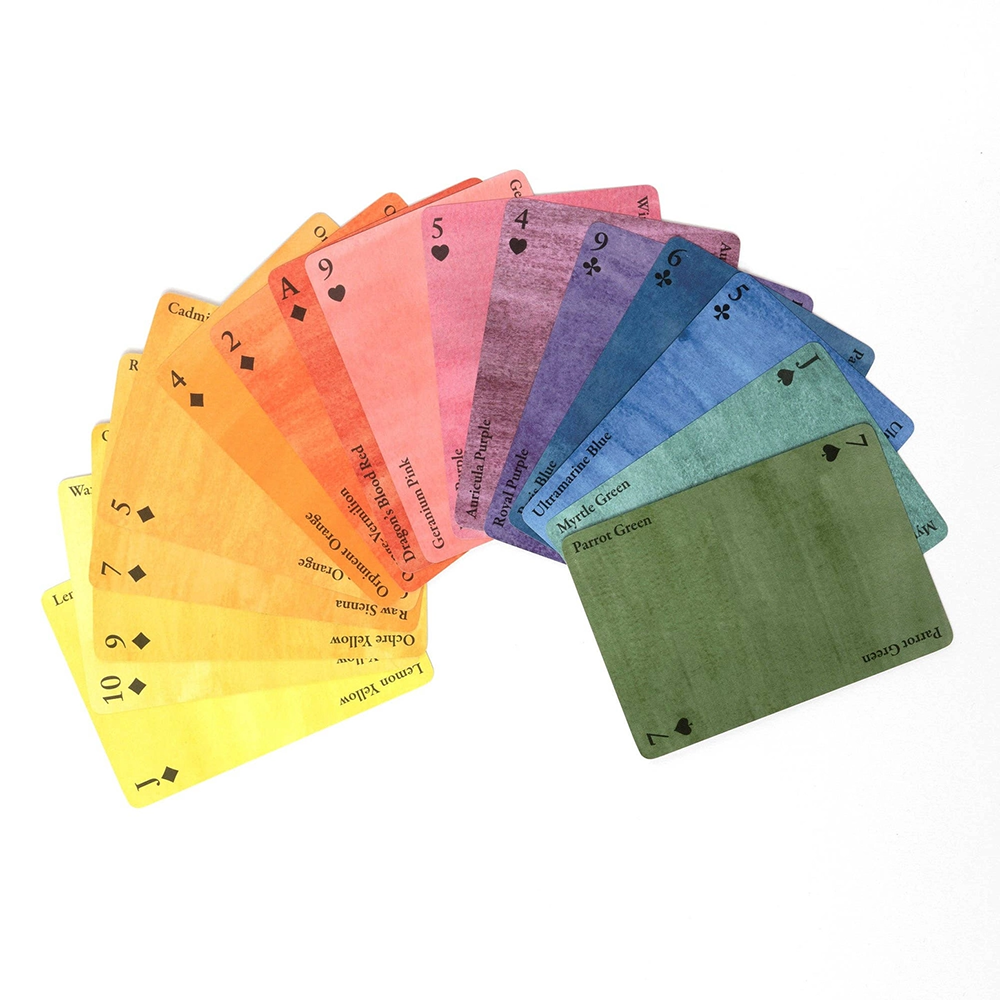 Roomytown Single Playing Card Deck - Nomenclature of Colours