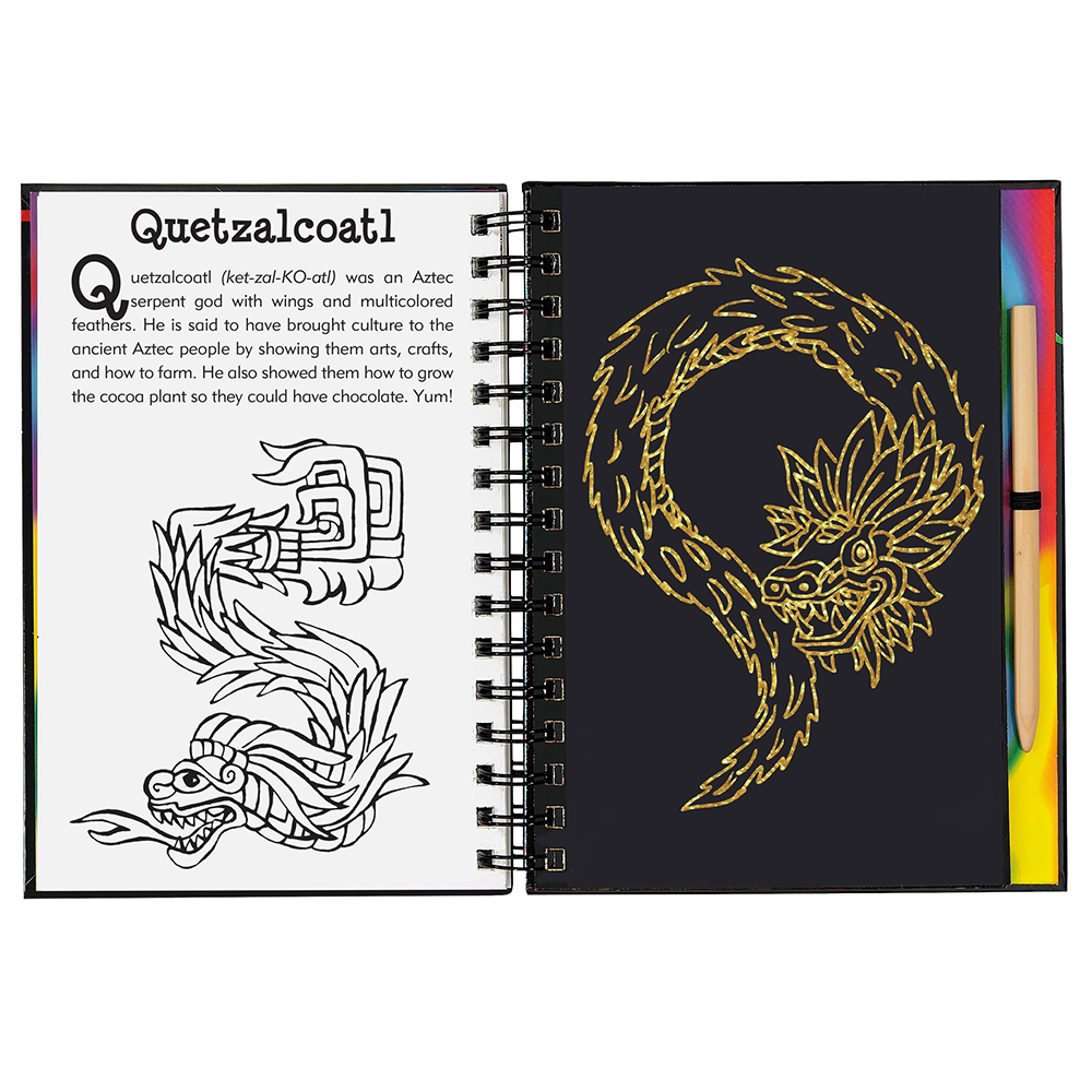 Scratch and Sketch Activity Book - Dragons & Mythical Creatures