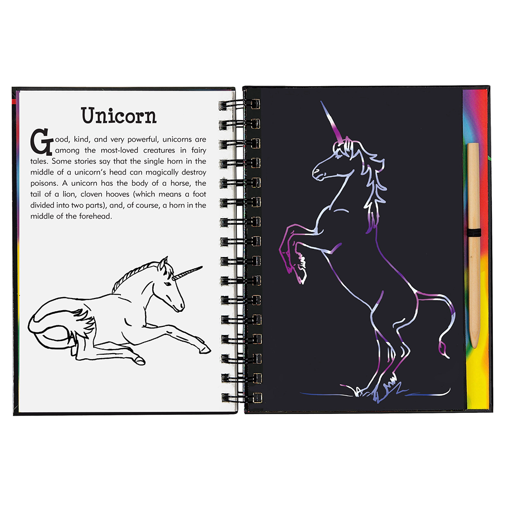 Scratch and Sketch Activity Book - Dragons & Mythical Creatures