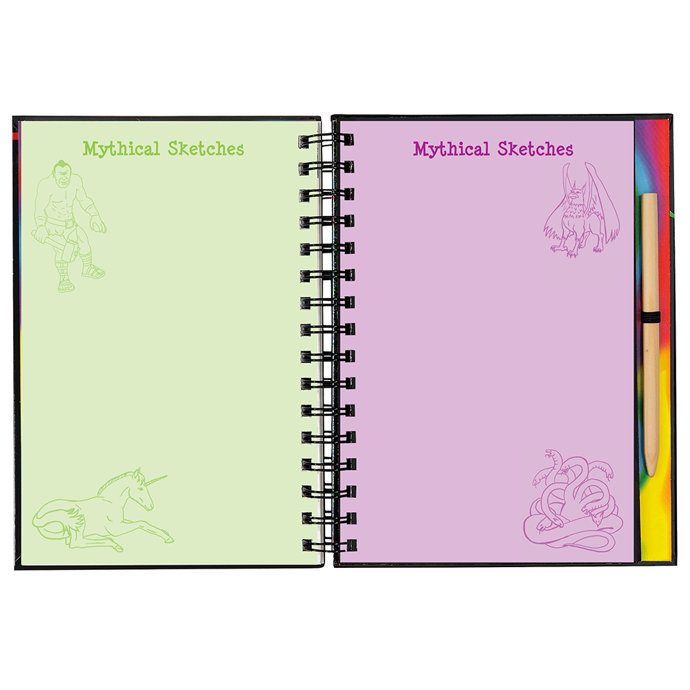 Scratch and Sketch Activity Book - Dragons & Mythical Creatures