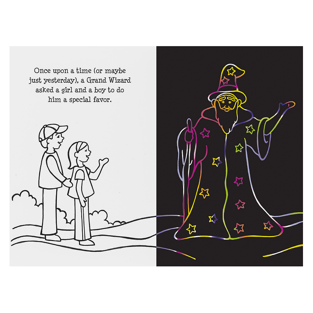 Scratch and Sketch Activity Book - Enchanted Forest