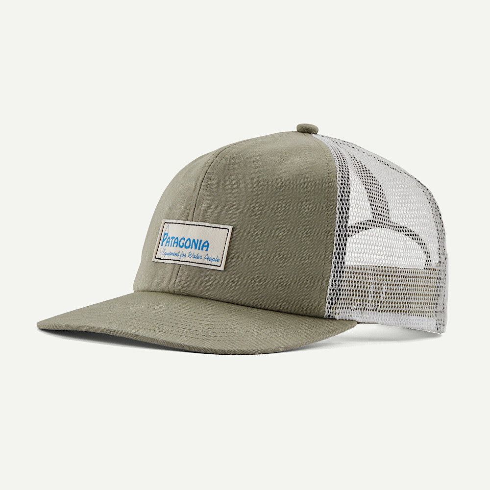 Patagonia Relaxed Trucker Hat - Water People Label: River Rock Green