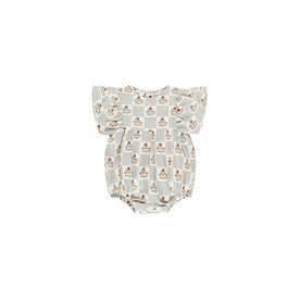 Rylee + Cru Rylee + Cru Kalea Romper - Garden Grid
