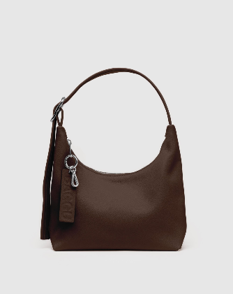 Baggu Baggu Recycled Leather - Mini Shoulder Bag - Brown