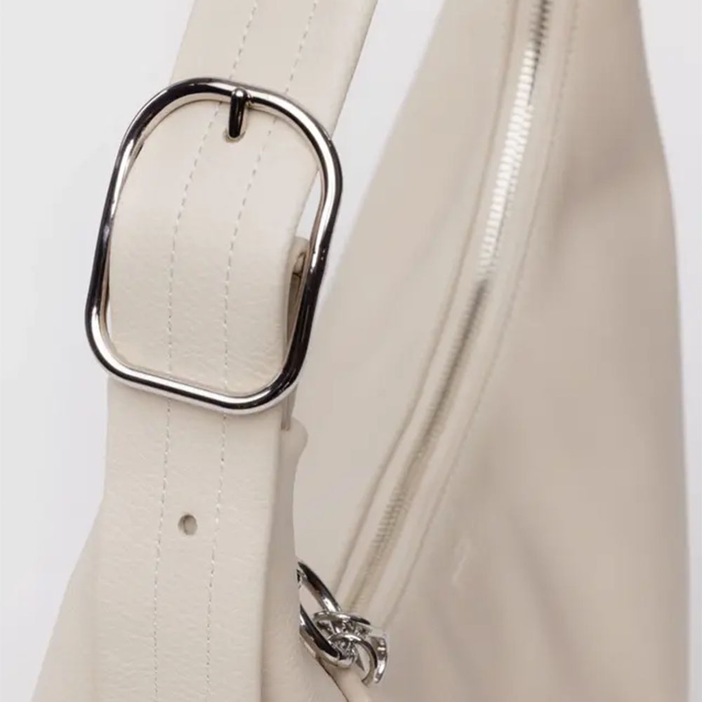 Baggu Recycled Leather - Shoulder Bag - Stone