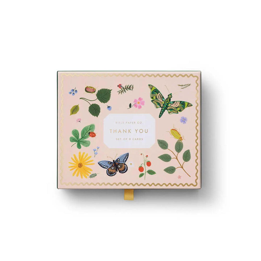 Rifle Paper Co. Rifle Paper Co. - Keepsake Card Box - Curio Thank You