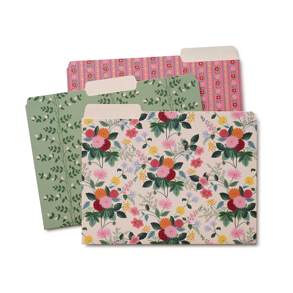 Rifle Paper Co. Rifle Paper Co. - File Folder Set - Dahlia