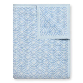 Chappywrap Chappywrap - Original Blanket - Seaside Scallops - Fog