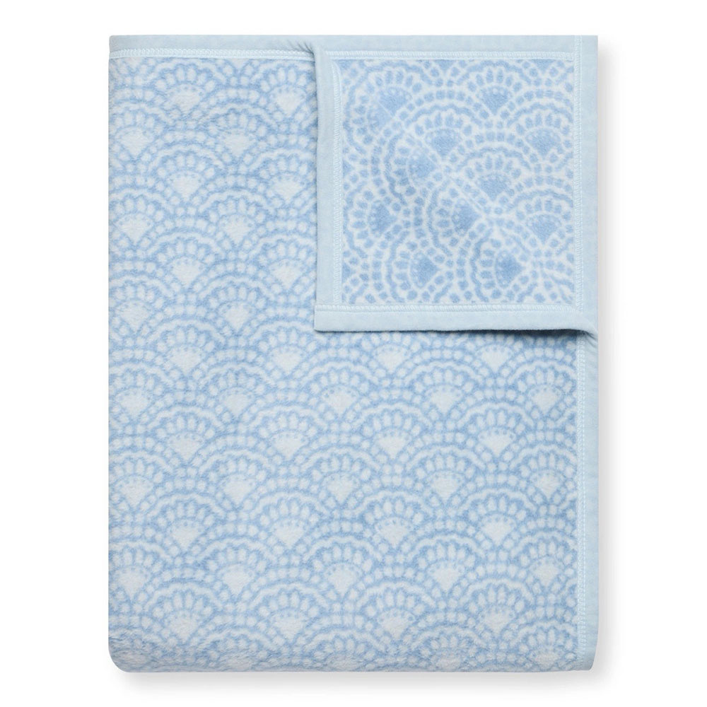 Chappywrap - Original Blanket - Seaside Scallops - Fog