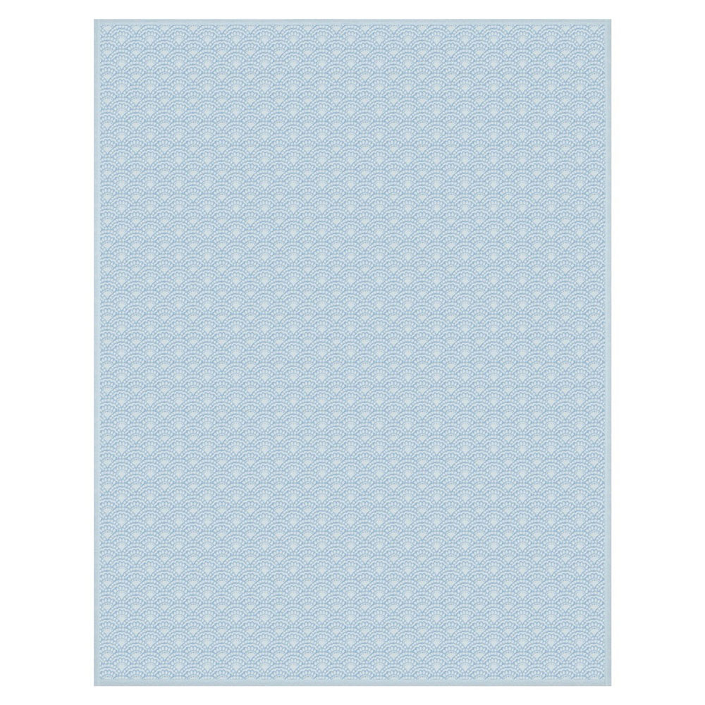 Chappywrap - Original Blanket - Seaside Scallops - Fog
