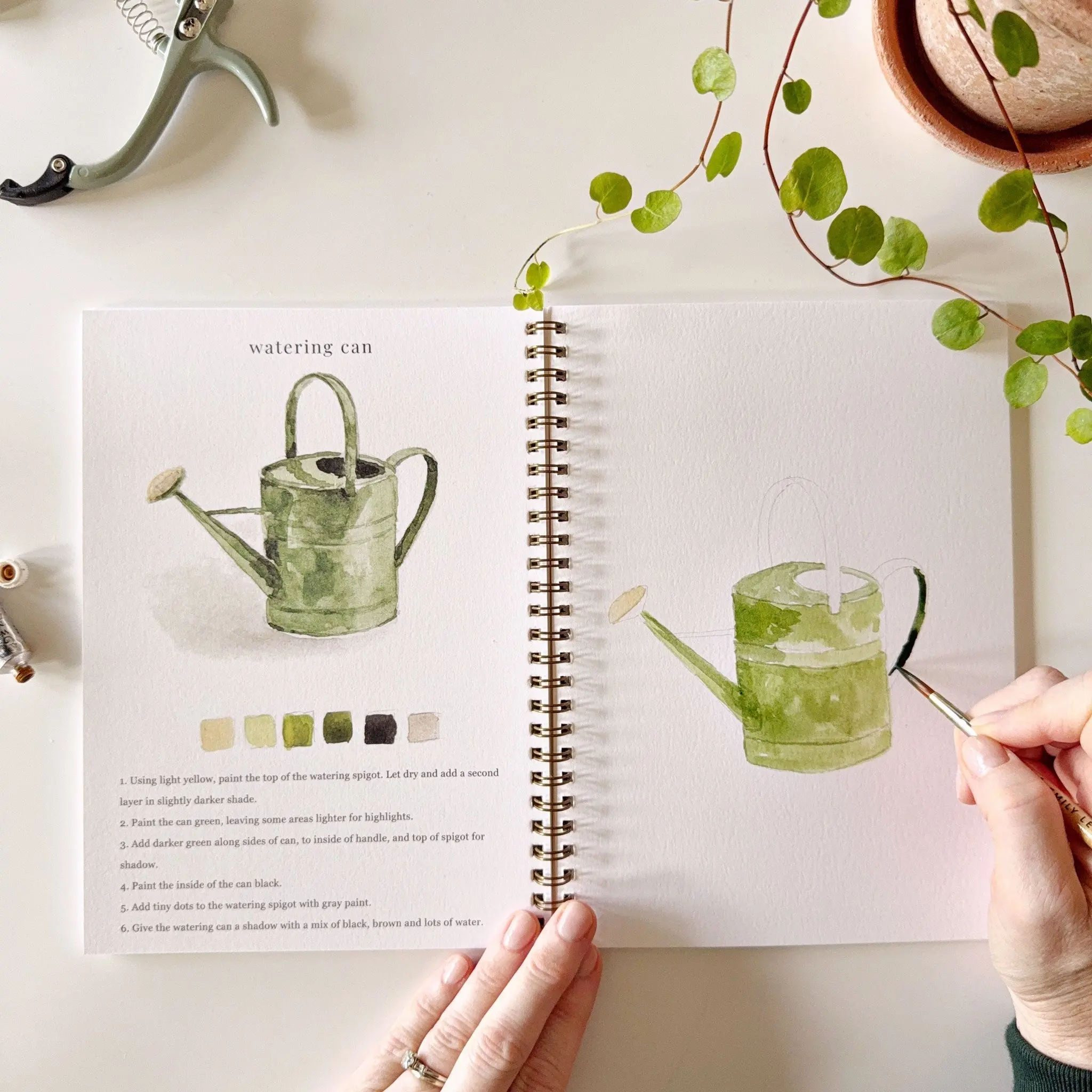 Emily Lex Studio Watercolor Workbook - Garden