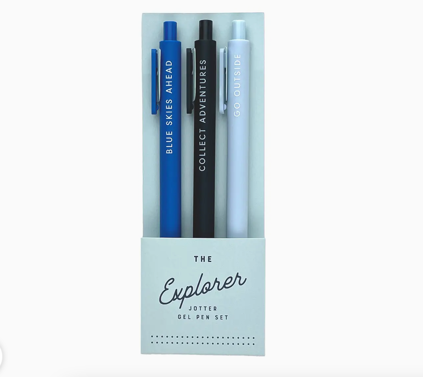 Gel Pens Set of 3 - Explorer Jotter