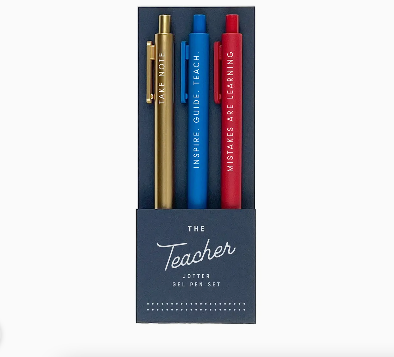 Ruff House Print Shop Gel Pens Set of 3 - The Teacher