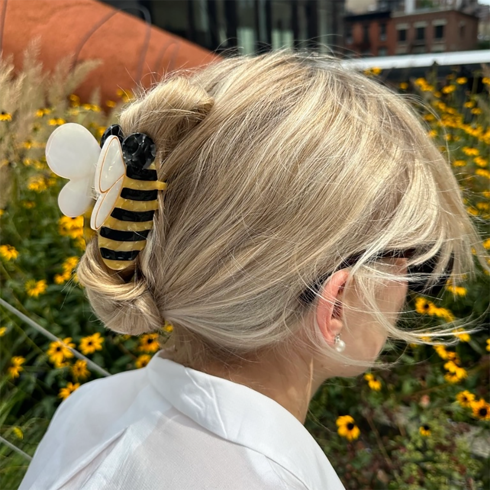 Solar Eclipse Claw Hair Clip - Bee