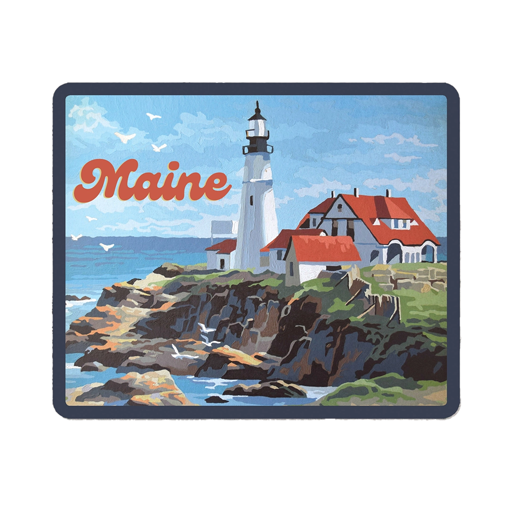 Quiet Tide Goods Quiet Tide Goods Vinyl Sticker - Maine Lighthouse